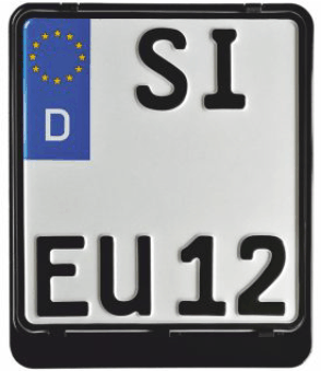 Nummernschildverst�rker Motorr�der