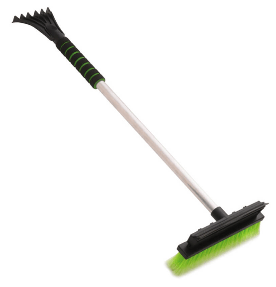 Eiskratzer mit Alustiel und Schneebürste Eiskratzer mit Alustiel und Schneebürste