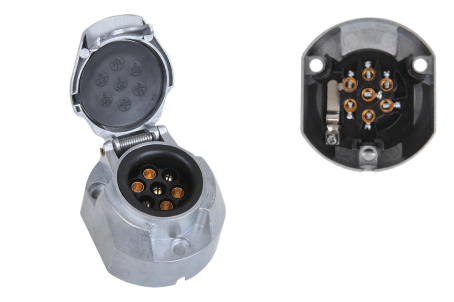 Steckdose 7-polig Metall Steckdose 7-polig Metall