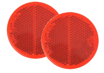 Reflektor rund rot Reflektor rund rot
