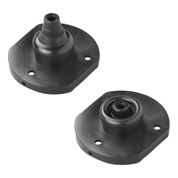 Gummidichtung für Steckdosen mit gerader Seite Gummidichtung für Steckdosen mit gerader Seite