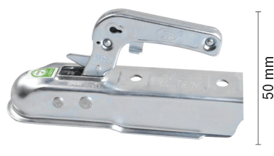 Zugkugelkupplung eckig 50 mm Zugkugelkupplung eckig 50 mm