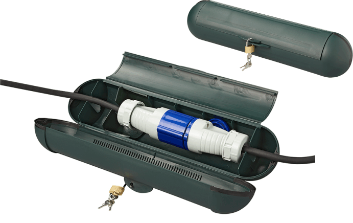 Sicherheitsbox f�r CEE Stecker