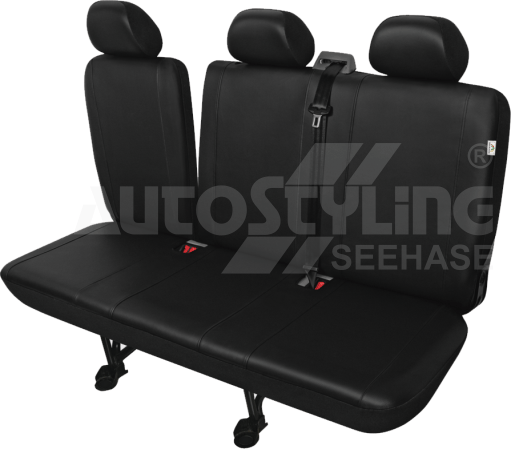 Sitzbezug f�r Transporter Kunstleder DV3 Split schwarz